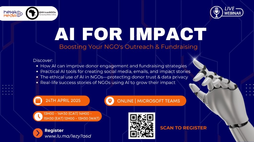 NGO Power Talk – AI for Impact: Boosting Your NGO’s Outreach and&nbsp;Fundraising