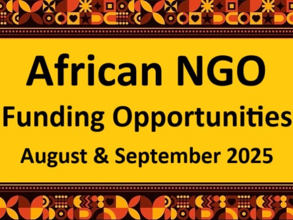 African NGO Funding Opportunities – August & September&nbsp;2025