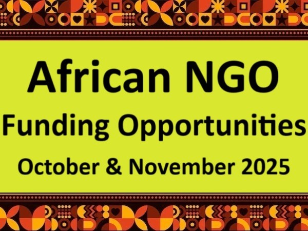 African NGO Funding Opportunities – October & November&nbsp;2025