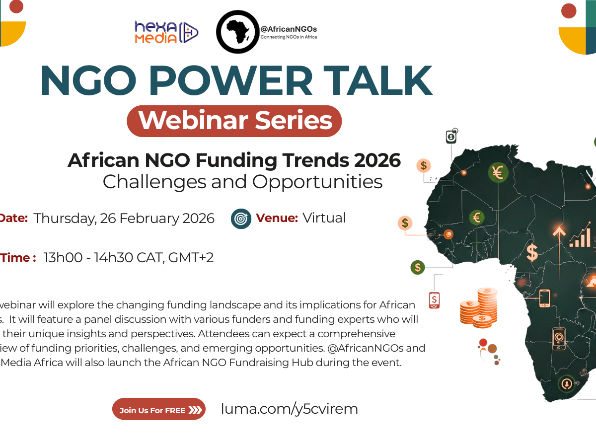 NGO Power Talk – African NGO Funding Trends 2026: Challenges &&nbsp;Opportunities