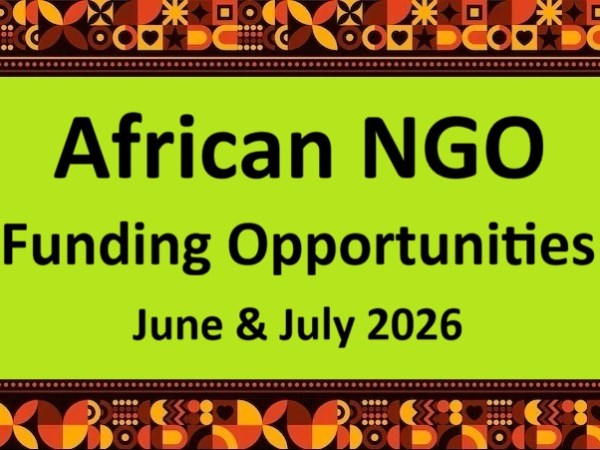 African NGO Funding Opportunities – June & July&nbsp;2026